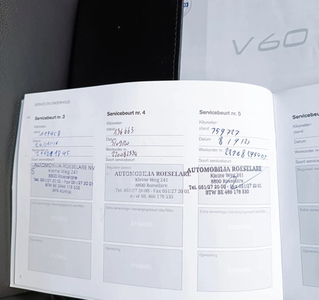 Volvo V60 cena 46500 przebieg: 197000, rok produkcji 2016 z Pyzdry małe 667